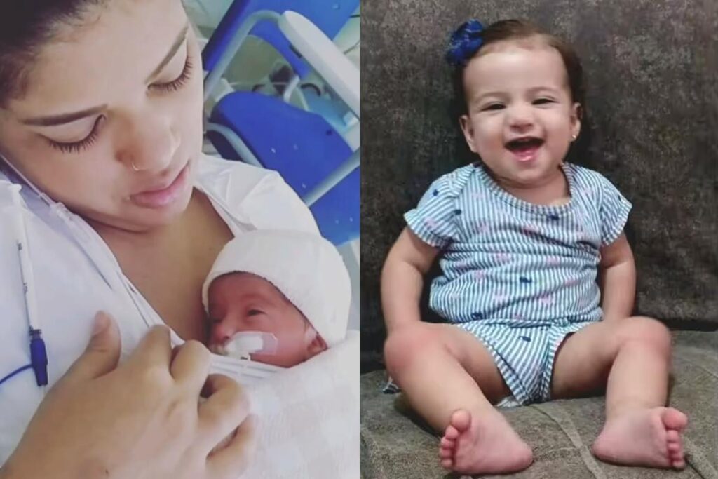 Aos 2 anos de idade, Manu já é vista como uma guerreira