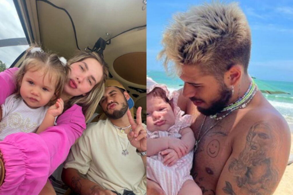 Ela já é mãe de Maria Alice e Maria Flor