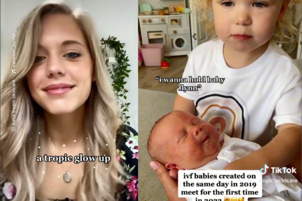 Mãe tem bebês com fertlização in vitro