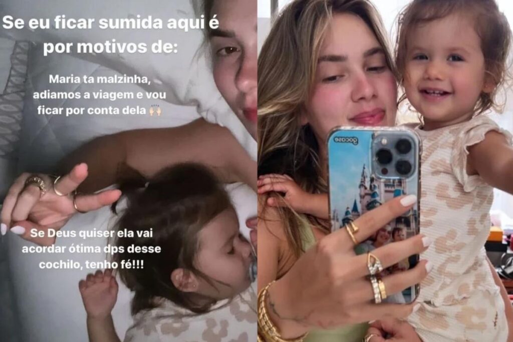 Virginia ao lado de Maria Alice