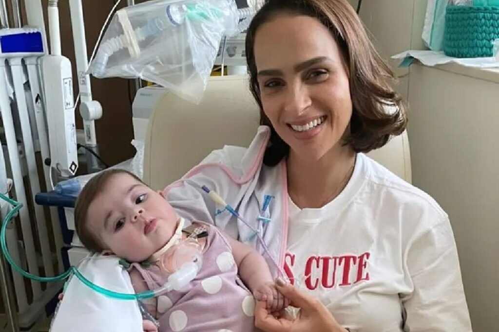 Juliano Cazarré, Letícia e filha