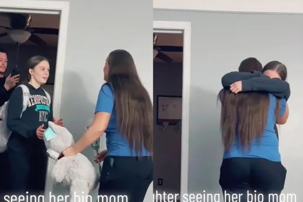 A menina ao lado das duas mães: a ‘bônus’ e a biológica