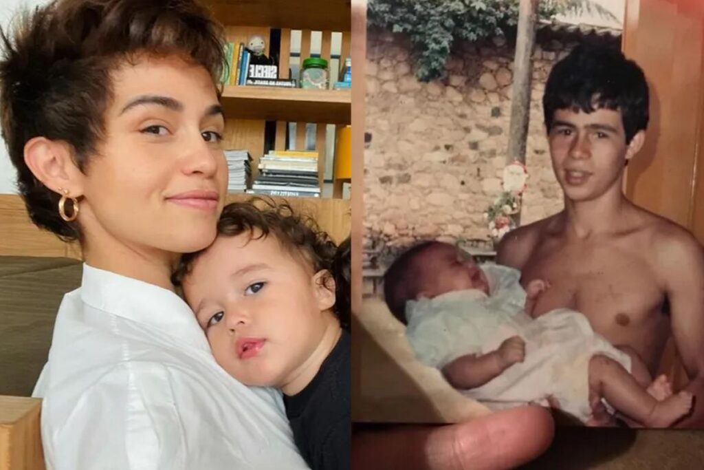 A atriz conta que foi deixada pelo pai quando tinha apenas um ano de idade