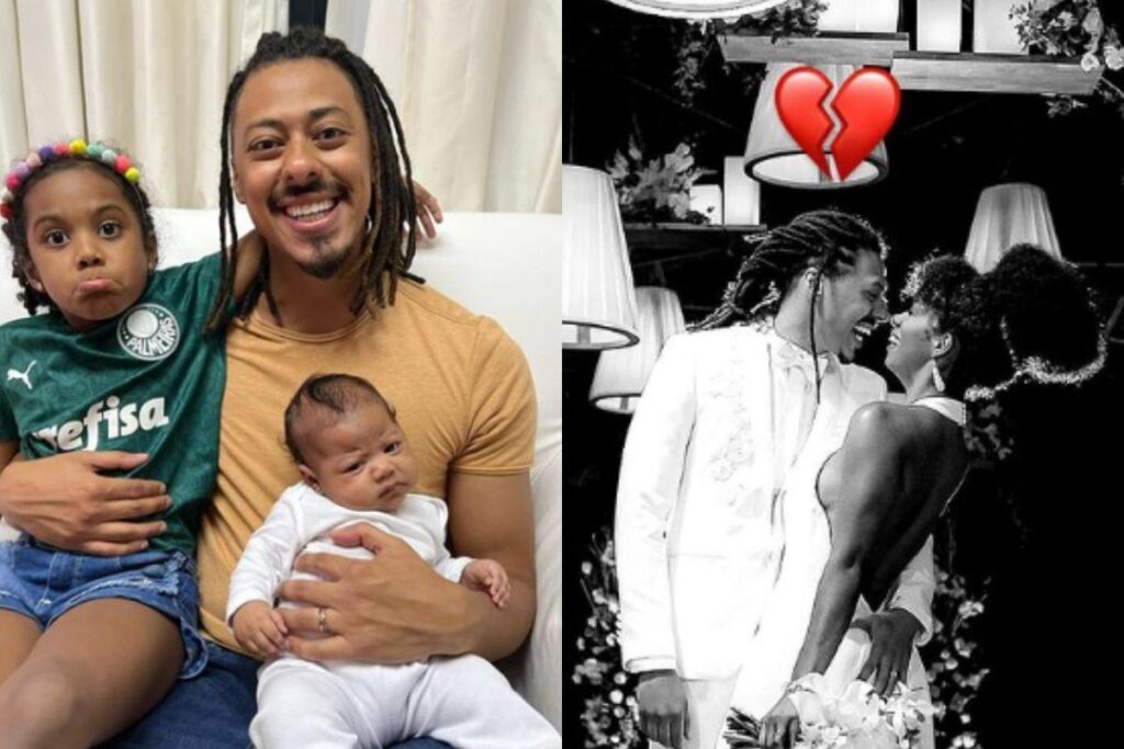 Ator da Globo recebe críticas após terminar casamento e deixar filha de 4 meses