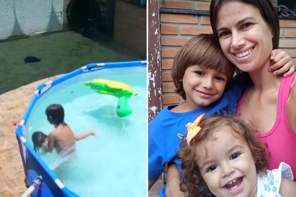 Criança salva irmã mais nova de se afogar em piscina: “Orgulhosa”, conta a mãe