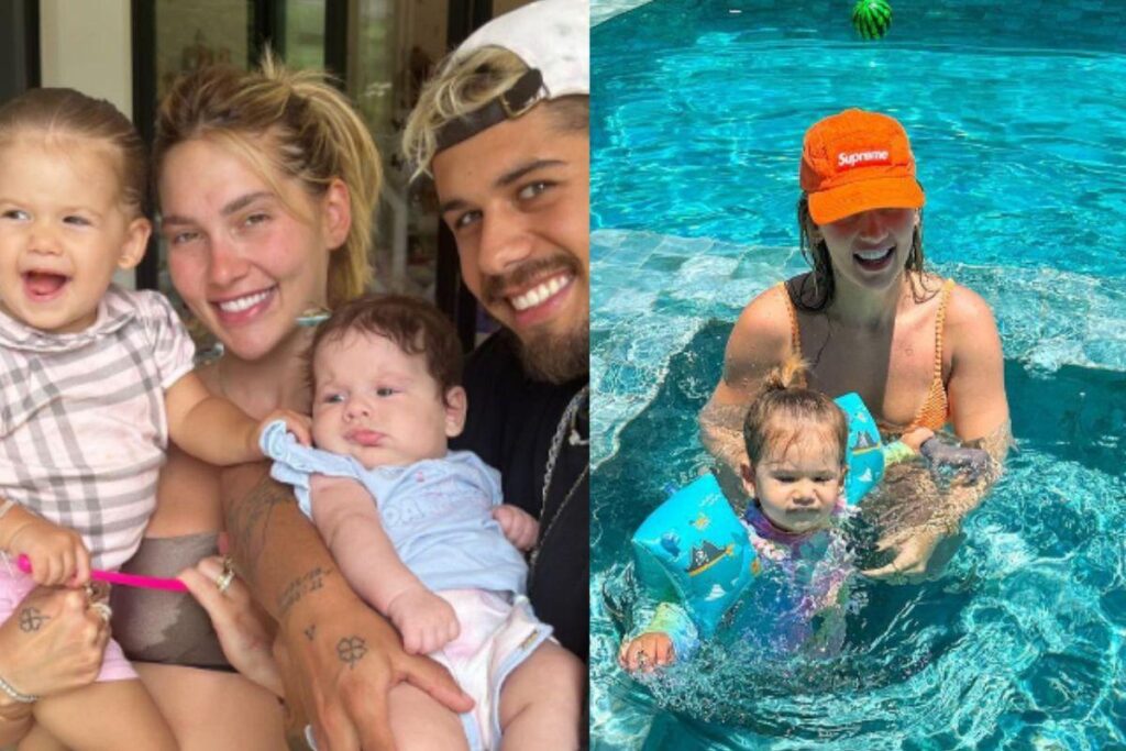 Maria Alice com as roupas da protagonista, Mônica