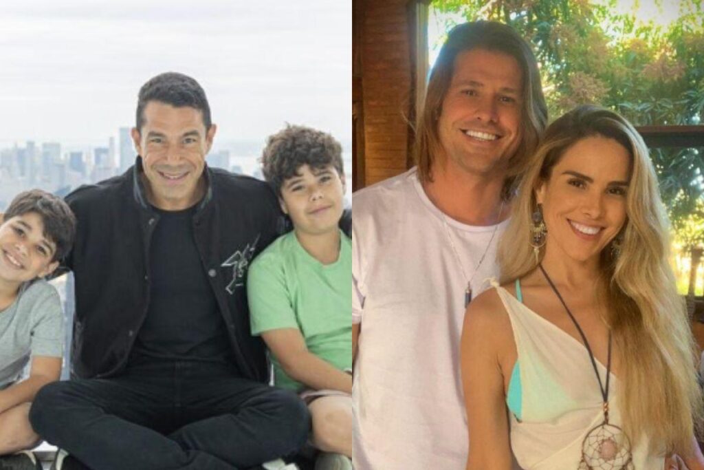 Marcus Buaiz e os filhos