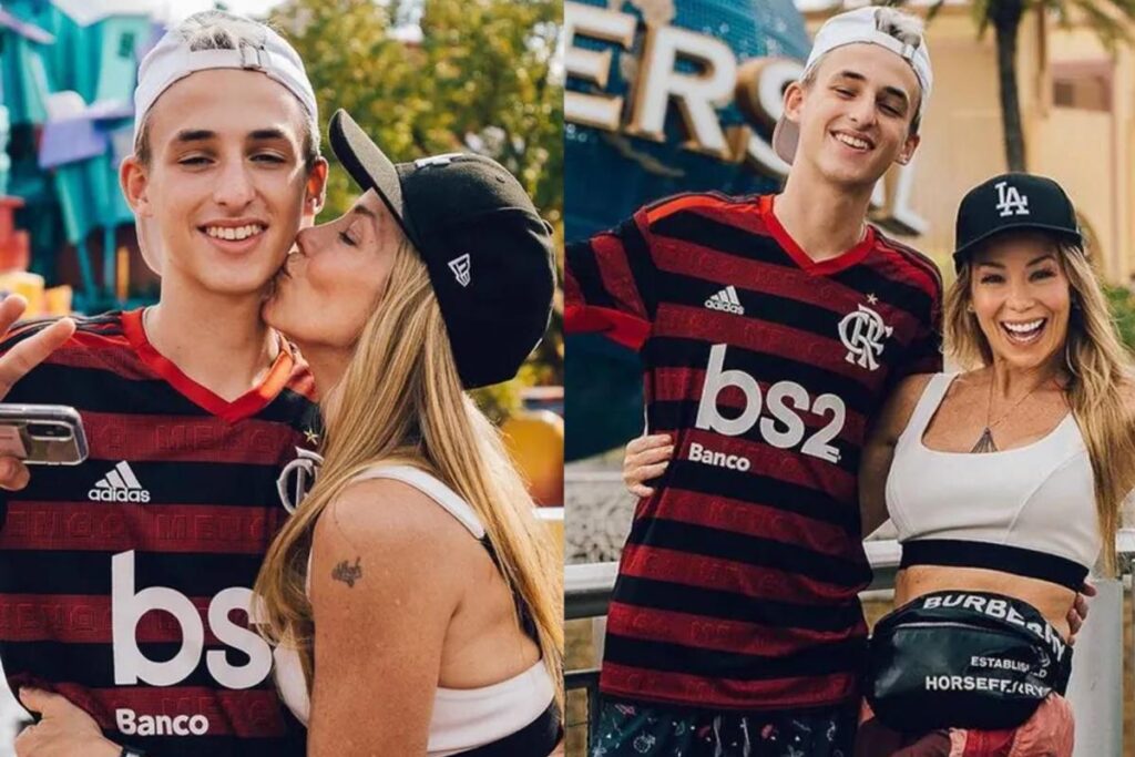 A atriz fez uma homenagem de aniversário para o filho