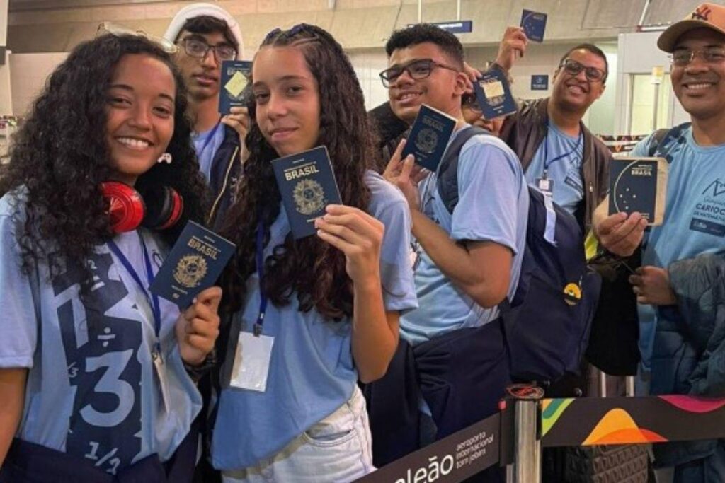 Estudantes viajaram para a Disney