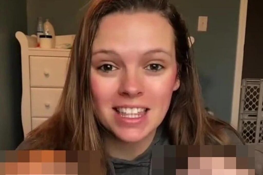 Mãe de gêmeos idênticos faz “tatuagem” nos bebês para ajudá-la a diferenciá-los