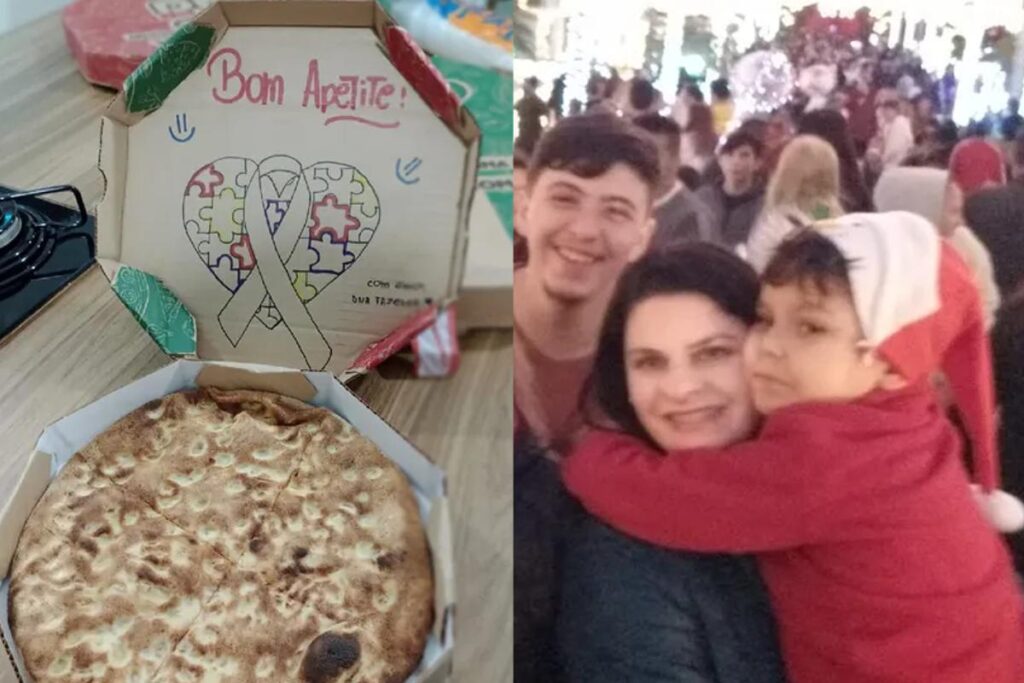 João e sua família