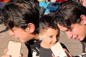 O menino disse algo que ninguém esperava