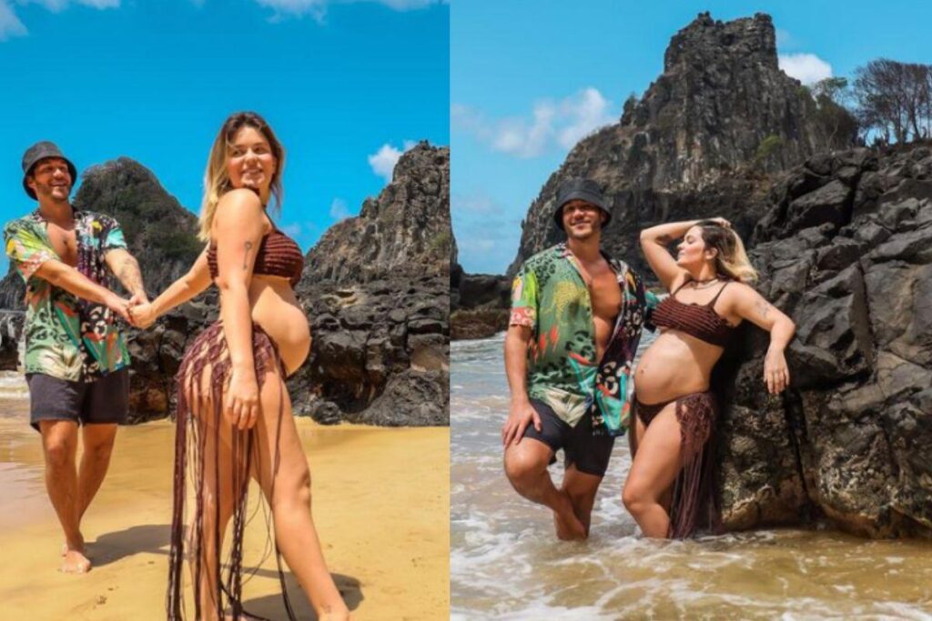 Eliezer mostra detalhes do álbum de fotos da gravidez de Viih Tube