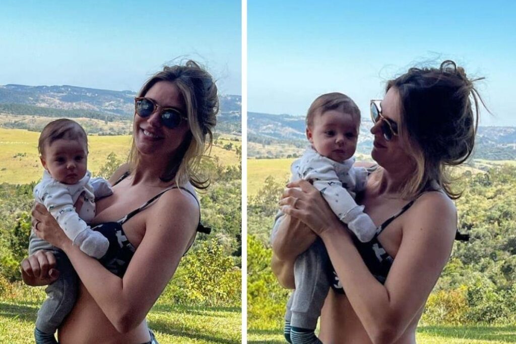 Rafa Brites mostra barriga do pós-parto do segundo filho: “Sempre foi assim”