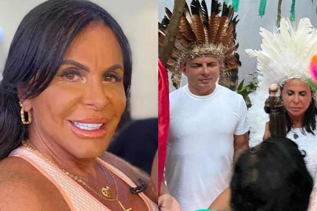 Esdras, marido de Gretchen, está com a companheira desde 2020