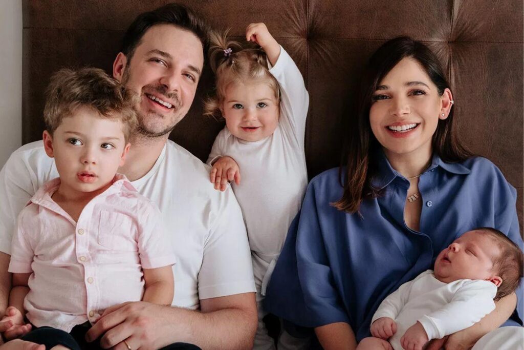 Sabrina Petraglia com a família