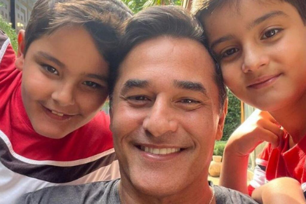 Luciano é pai de Sasha Meneghel, David e Mikael