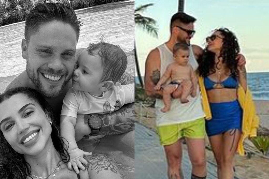 Breno Simões e o filho, Theo