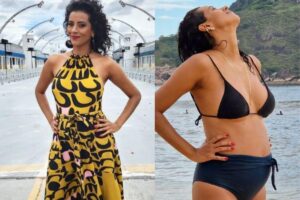 Aline se prepara para o Carnaval grávida da primeira filha