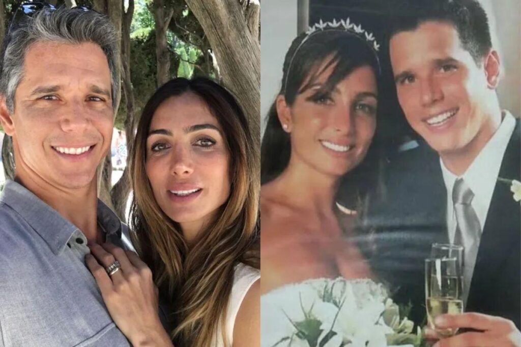 Márcio relembrou o dia do casamento