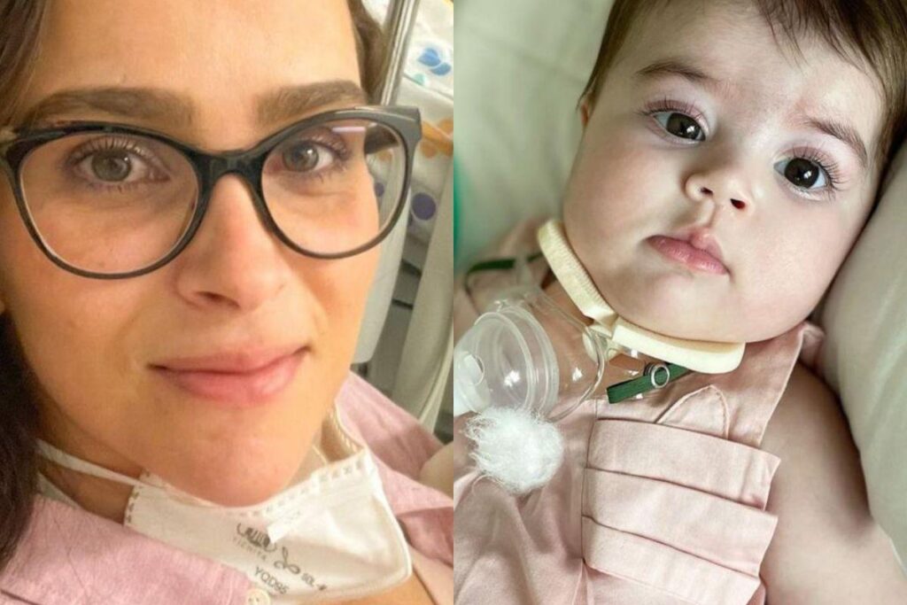 Letícia Cazarré celebra “primeiro mês em casa” da filha, Maria Guilhermina, após alta do hospital