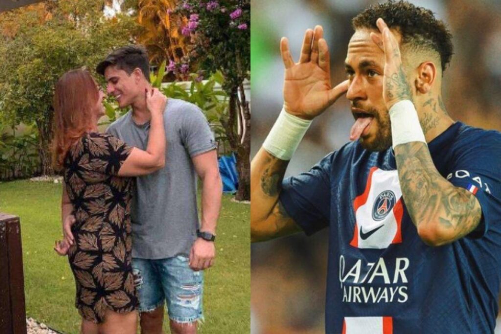 Neymar com a família