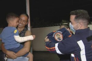 Caio Vinícius está se recuperando após a queda