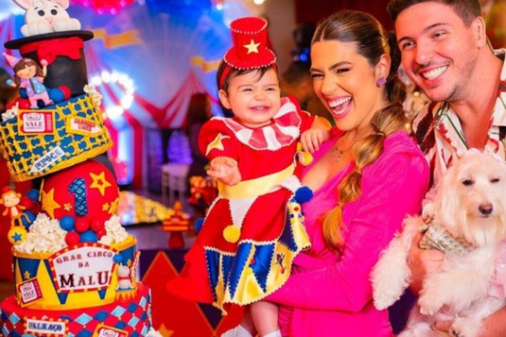 Vivian Amorim mostra decoração de festa de aniversário da filha