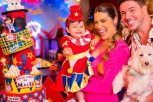 Vivian Amorim mostra decoração de festa de aniversário da filha