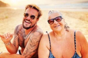 Paulo Vilhena e a companheira Maria Luiza Vilhena anunciaram a primeira gravidez juntos