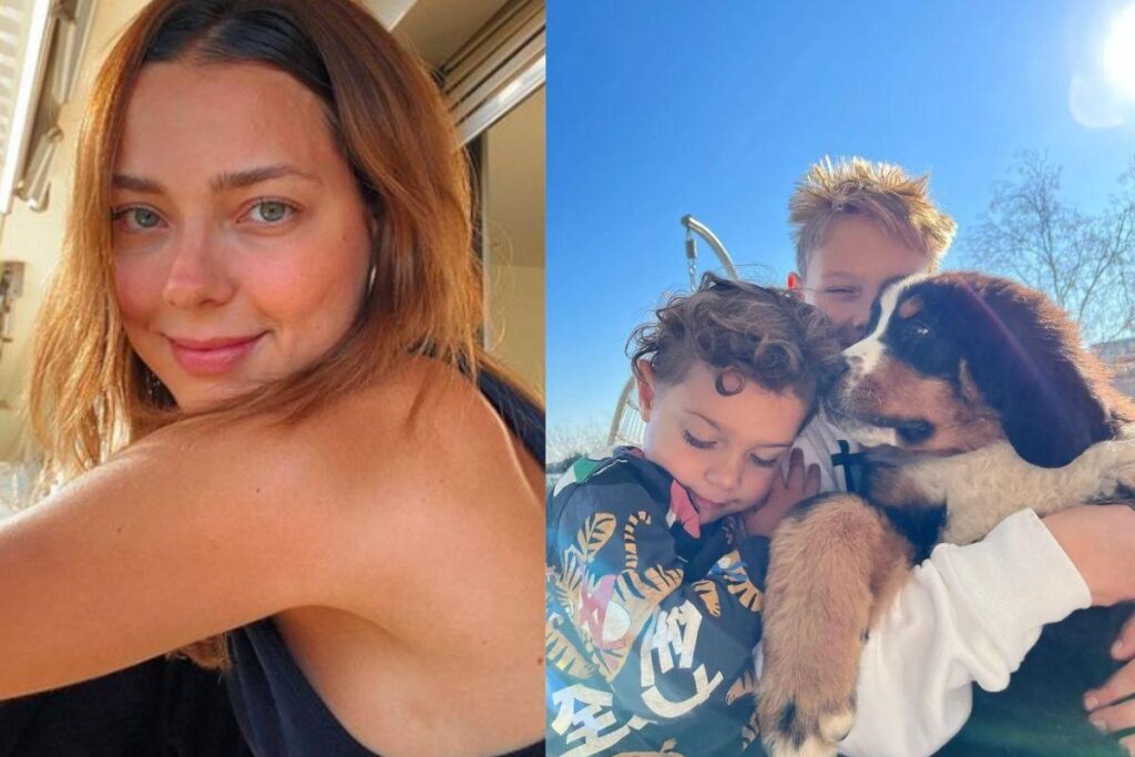 Carol Dantas posta novas fotos com filhos