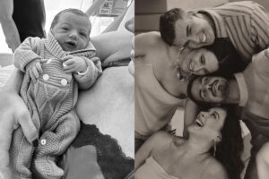 Claudia Raia recebe Mariana Ximenes para conhecer Luca