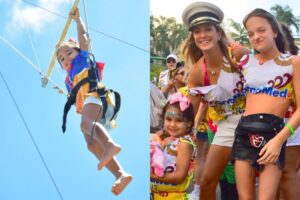 Registro de Manuella publicado por Ticiane Pinheiro nas redes sociais