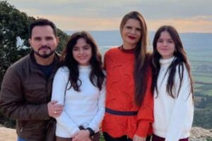 Luciano Camargo com a família