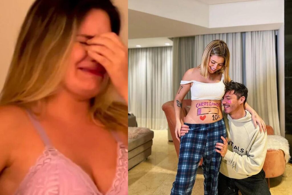 Viih Tube se emociona ao ver pela primeira vez quarto da filha Lua