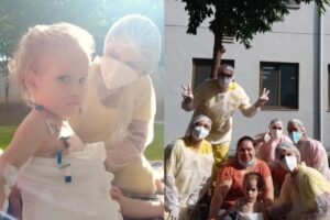 As gêmeas, Heloá e Valentina, estão na UTI e já respondem aos estímulos