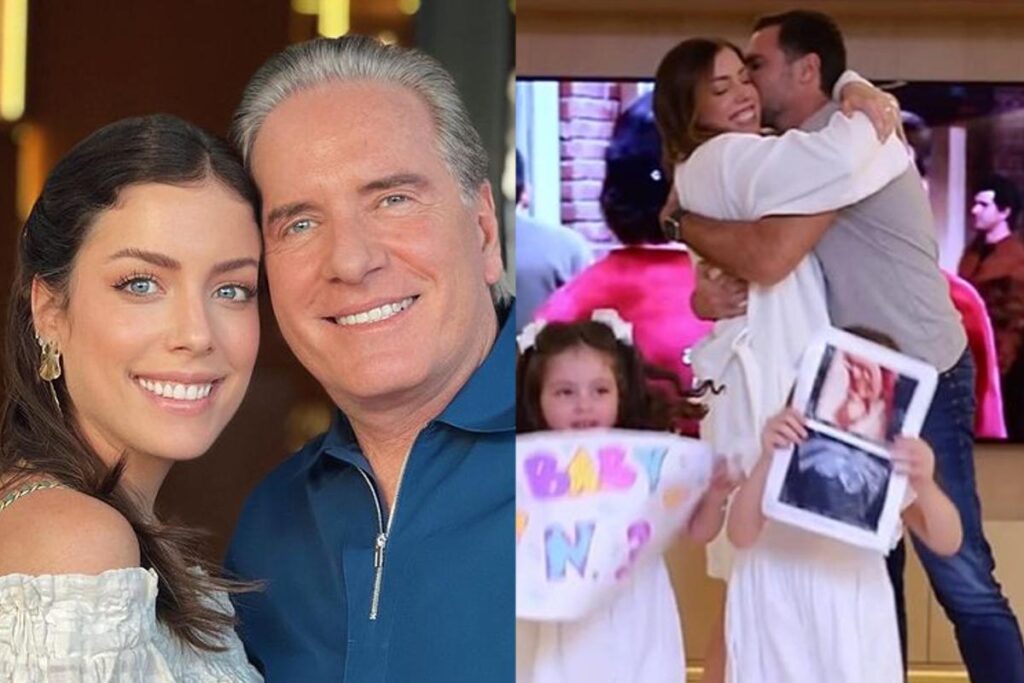 Fabiana Justus está esperando o terceiro bebê com Bruno D’Ancona