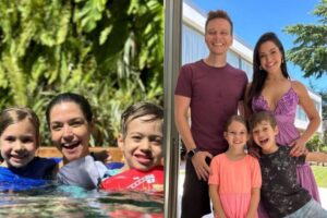 Thais Fersoza e filhos