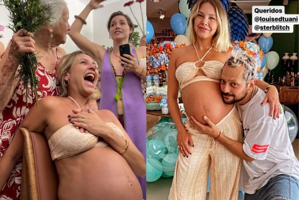 Eles compartilharam imagens da celebração