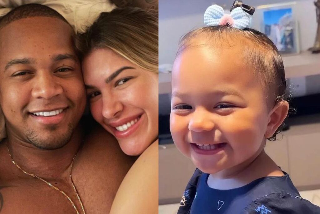 Lore Improta mostra ensaio de dança com a filha