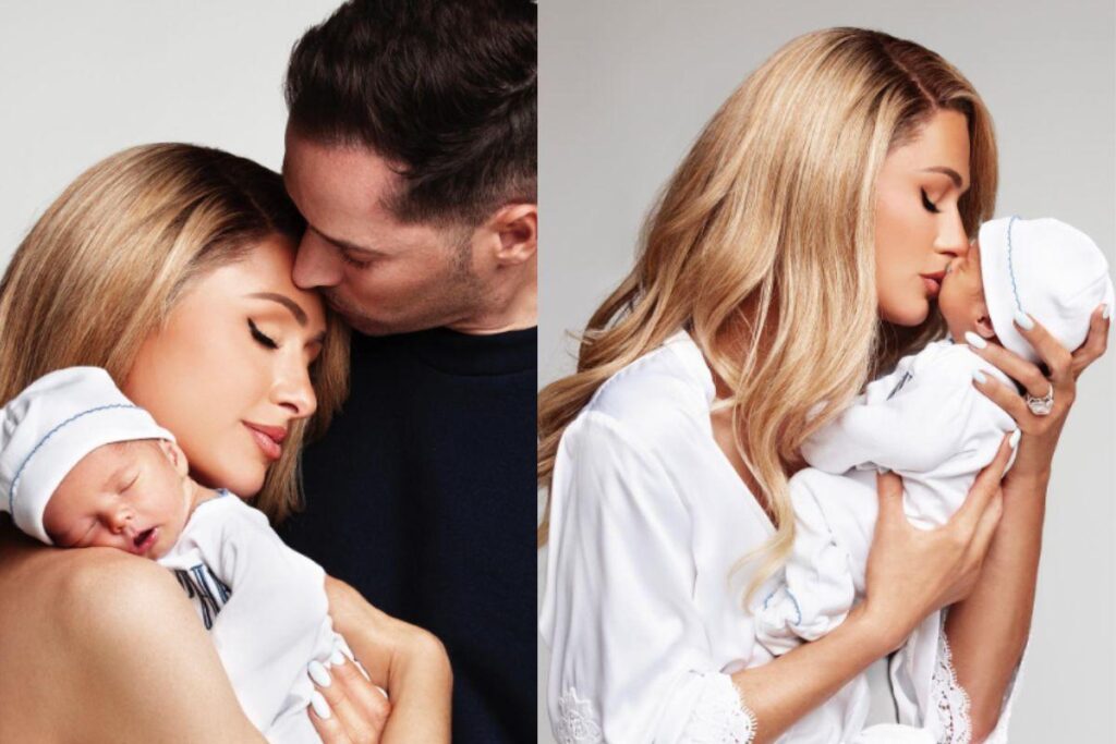 A socialite contou sobre o filho