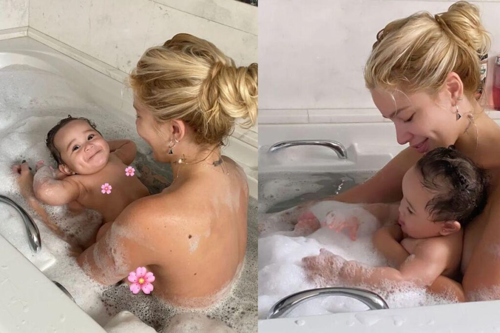 Karoline Lima e filha