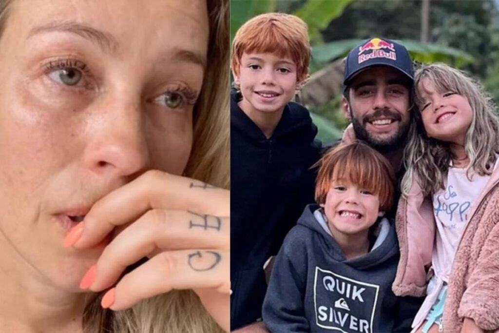 Luana Piovani aproveita dia com a família