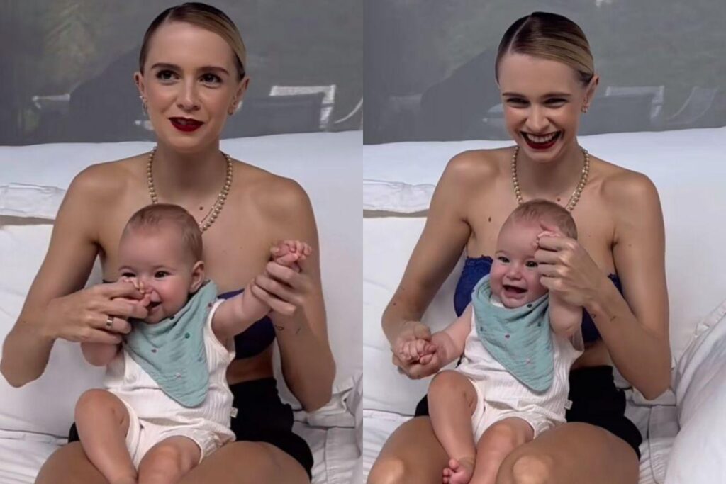 Isabella Scherer mostra barriga após 7 meses do nascimento dos filhos gêmeos