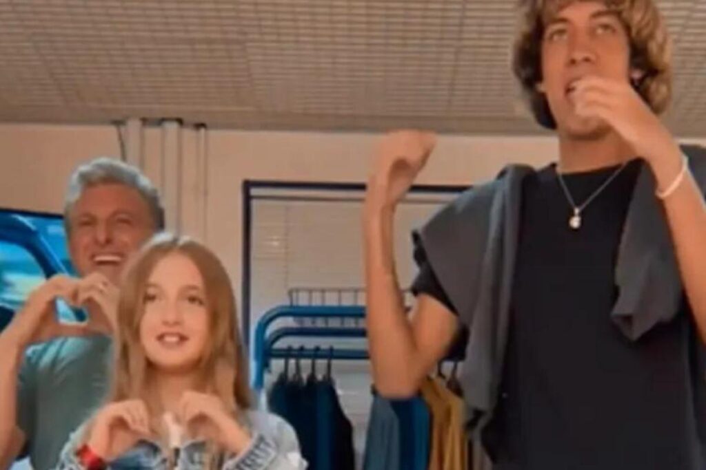 Luciano Hulk dança com a filha e Xurrasco: “Mandei bem dessa vez?”