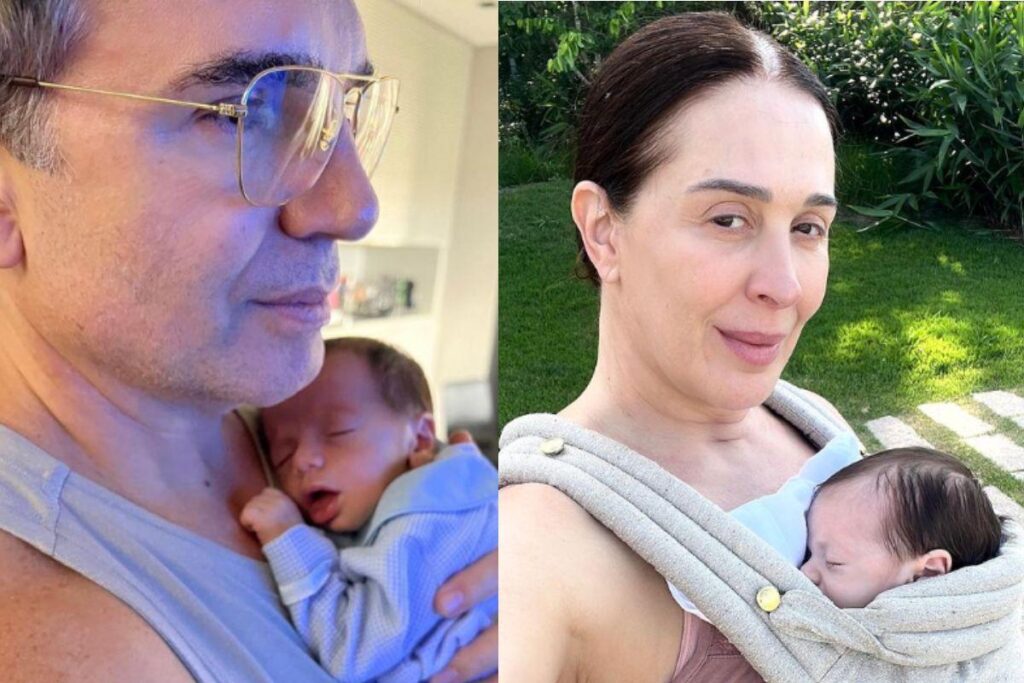 Claudia Raia mostra passeio com filho