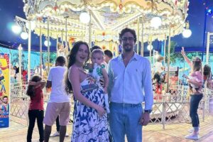 Thaila Ayala mostra reação do filho no circo pela primeira vez