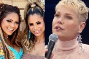 Lexa e Xuxa durante o programa Altas Horas do último sábado, 11 de março