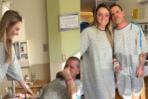 Pai é surpreendido pela filha e recebe transpante de rim