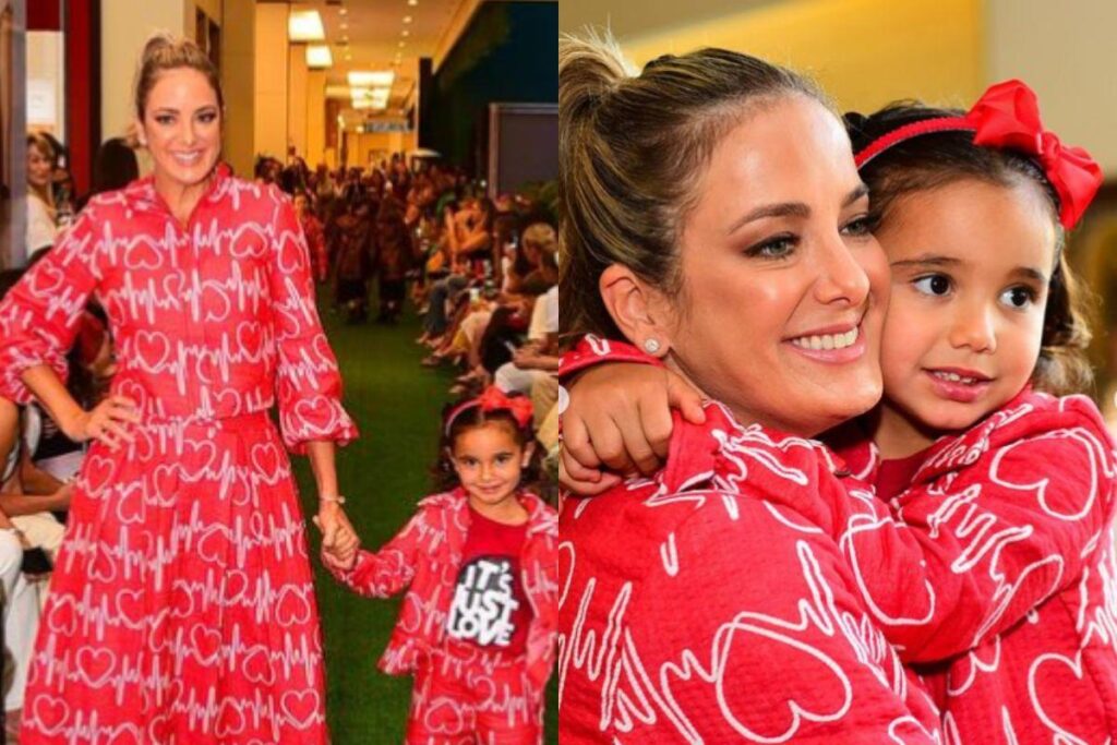 Ticiane Pinheiro, Manuella e Cesar Tralli